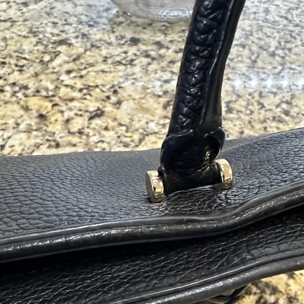 Kate Spade Black Pebbled Leather Tote - Picture 8 of 13